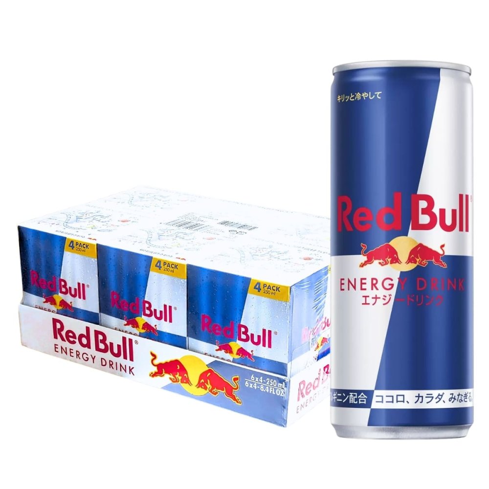 RED BULL (レッドブル) エナジードリンク 250ml×24本 #29155 炭酸飲料 原産: スイス 1本:カフェイン 80mg含む(カップ一杯のコーヒーとほぼ同等) 学生、アスリート、ドライバー、夜勤の方、多忙な人をサポート ※商品詳細を選択してください。賞味期限2026.12.31