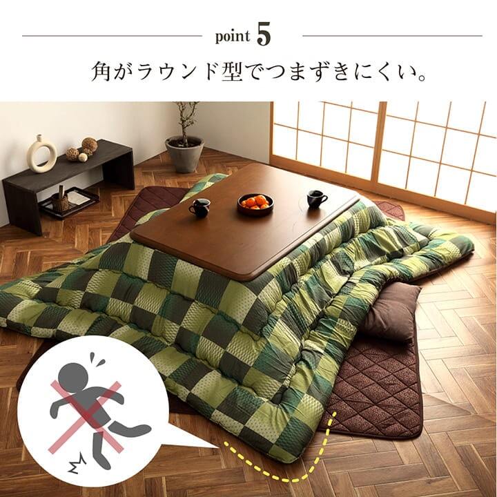 こたつ布団 正方形 単品 和柄 市松模様 約205×205cm 和柄のおしゃれなこたつ布団 ポリエステル フランネル こたつ掛布団 こたつふとん コタツ掛け布団 コタツ掛布団 こたつ用品 冬用 冬物 寝具 寝室用品 インテリア 手洗い 肌触り 柔らか