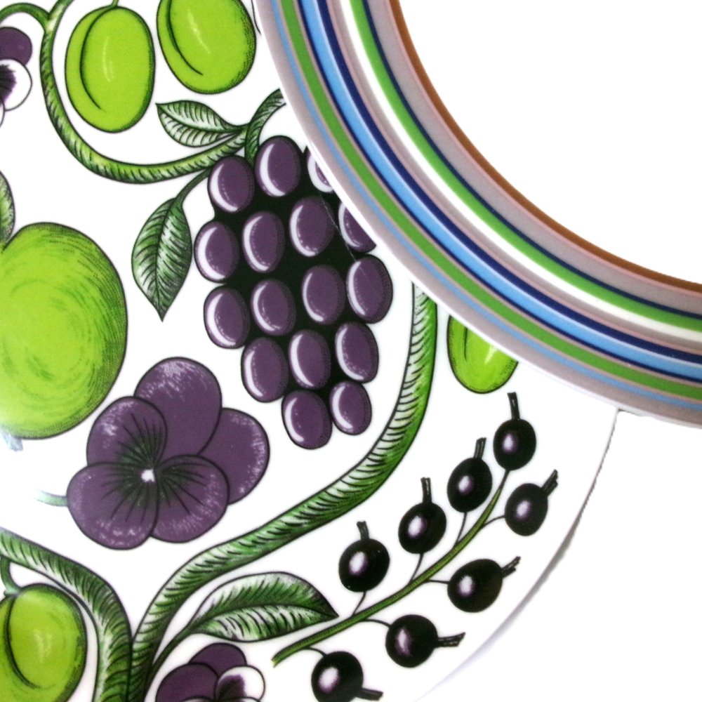 北欧ブランド食器セット　アラビアARABIAパラティッシ　パープル、イッタラiittala  オリゴorigo  ベージュ   プレートペア【食器セット　贈答　プレゼント　お祝い　花柄】【御結婚御祝・内祝・新築御祝・還暦御祝・御礼・寿・ギフト包装可能】