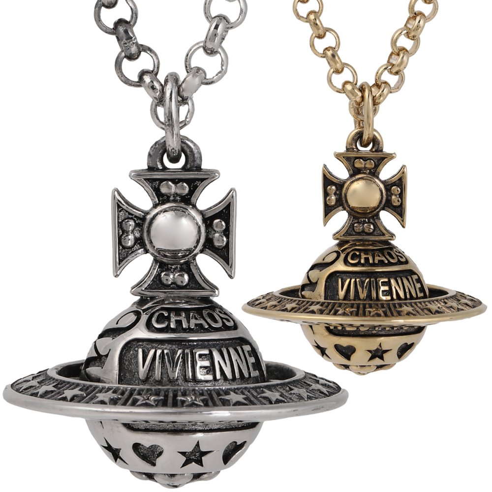 ヴィヴィアンウエストウッド ネックレス 男女兼用 女性 レディース 男性 メンズ Vivienne Westwood ヴィクトリーヌペンダント 630203IG 選べる2色 【2026年春夏新作】 【ラッピング無料 誕生日 お祝い プレゼント ギフト 贈り物】