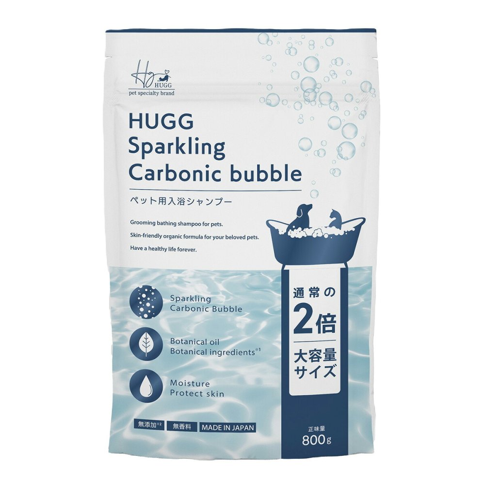 ハググ HUGG スパークリングバスシャンプー 800g