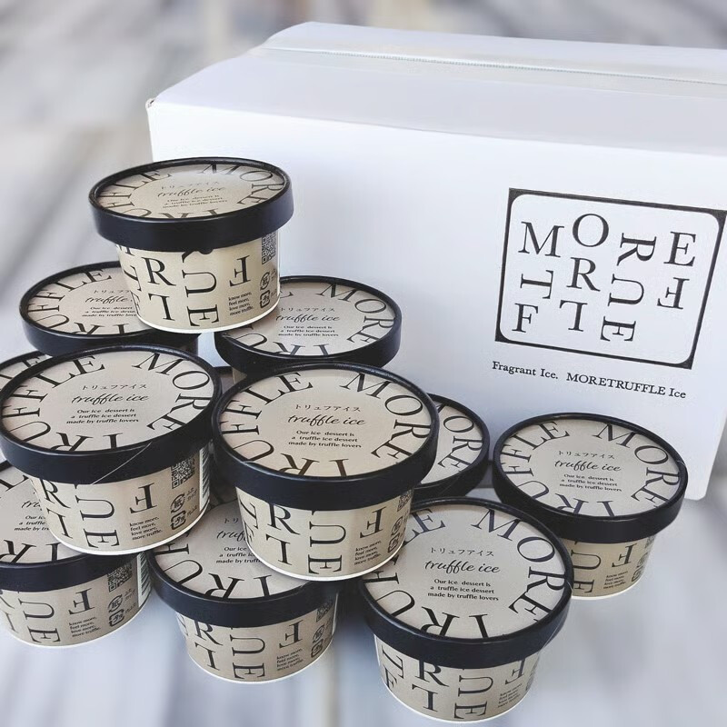 MORETRUFFLE モアトリュフ アイス ギフトボックス入 80mlカップ×12入 アイスクリーム・シャーベット プレゼント ギフト【送料無料】