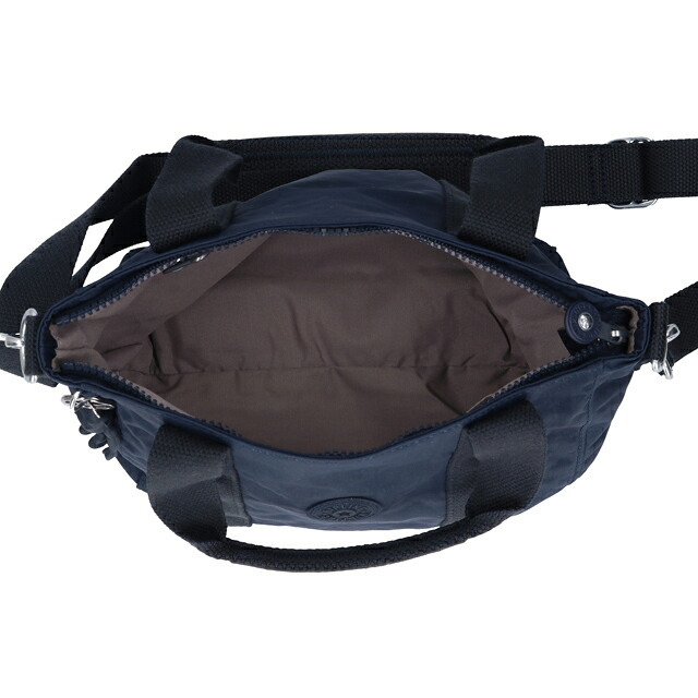キプリング トートバッグ レディース ブランド Kipling アッセーニ ミニ ミニトートバッグ ロゴ ワンポイント 無地 2WAY KI7149-96V Blue Bleu 2