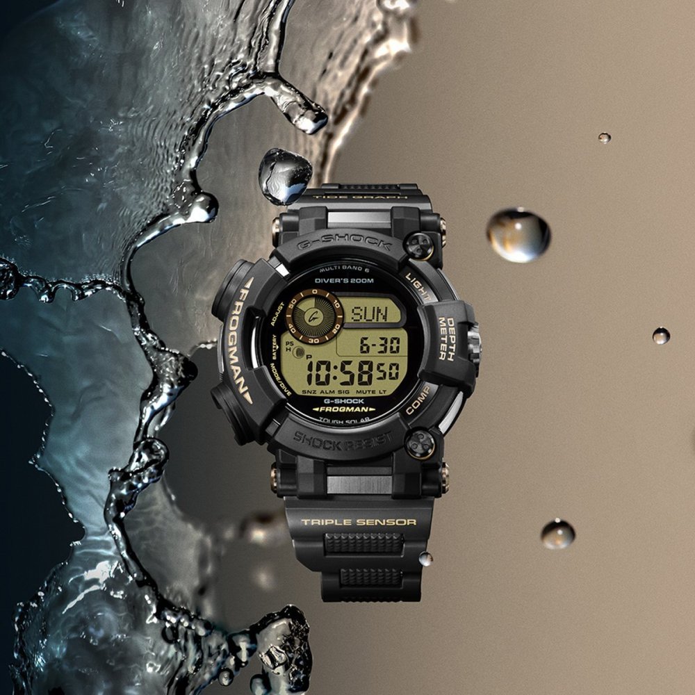 G-SHOCK ジーショック 電波 ソーラー 電波時計 カシオ Gショック CASIO フロッグマン FROGMAN デジタル 腕時計 MASTER OF G GWF-D1000BC-1JF【2026 新作】