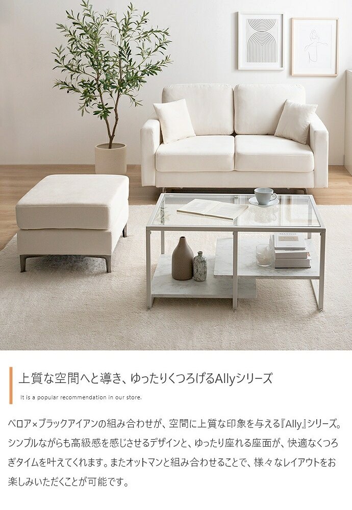 ソファーセット カウチ ロー フロア 2人掛け 二人用 両肘 ローバック 組み立て簡単 大人かわいい クッション付き 脚取り外し可能 韓国インテリア ファミリー 一人暮らし グレー 幅136 ワンルーム コンパクト 組み合わせ アイアン シンプル ベロア