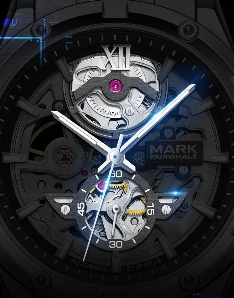 Mark Fairwhale FW-6960 メンズ 腕時計 自動巻き 防水 おしゃれ スポーツ ミリタリー かっこいい 彼氏 父の日 就職祝い 誕生日 プレゼント ギフト 10代 20代 30代 40代 50代 SALE 正規品