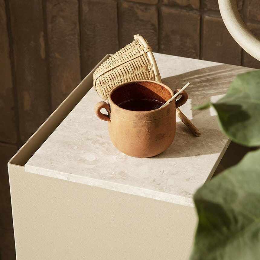 ferm LIVING ファームリビング Tray for Plant Box 専用トレイ  大理石 北欧 ブランド 雑貨 専用台オプション ボード 板 カスタマイズ サイドテーブル おしゃれ 自由