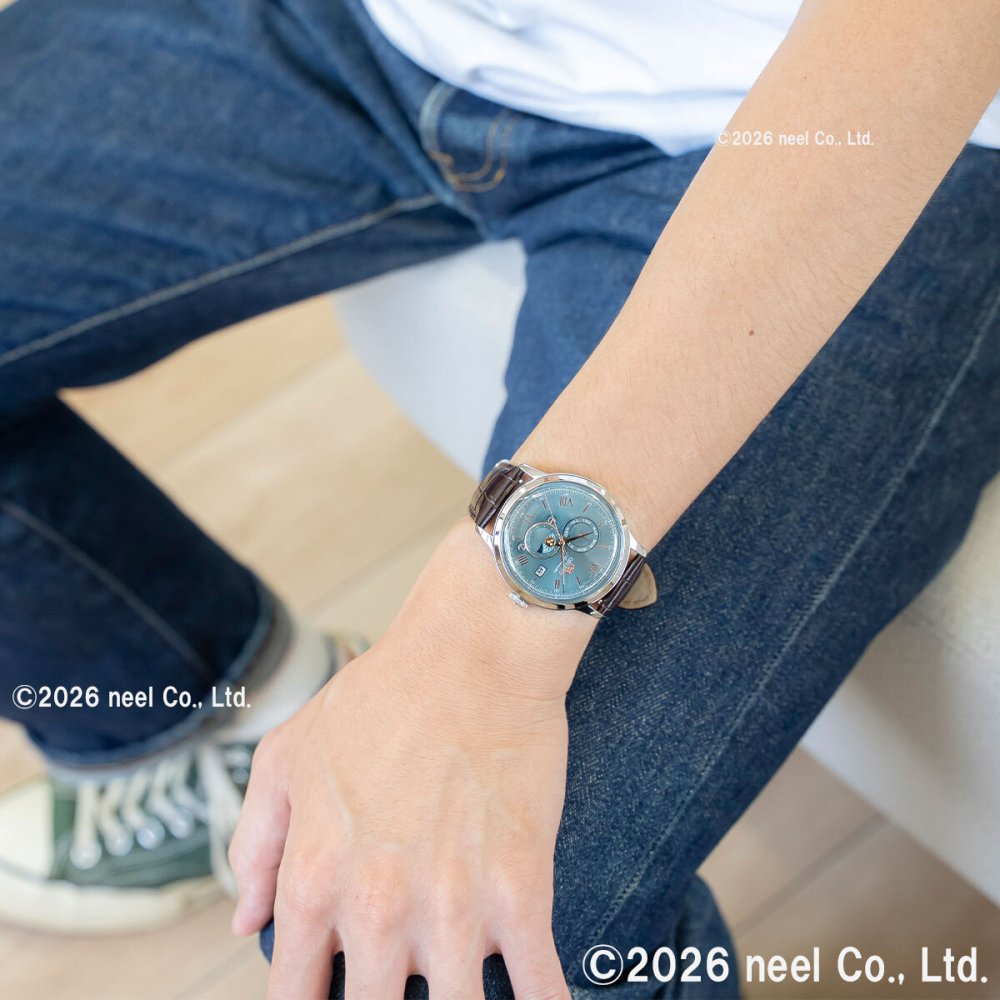 オリエント ORIENT クラシック Classic バンビーノ サンアンドムーン SUN ＆ MOON 自動巻 機械式 腕時計 メンズ RN-AK0805E Orient Bambino【2026 新作】