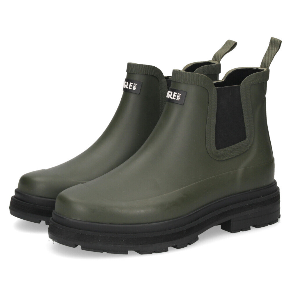 AIGLE エーグル メンズ  SOFT RAIN M2 ソフトレイン2 ラバーブーツ レインブーツ 防水 長靴 サイドゴア ショートブーツ ローカット ZZHNC95