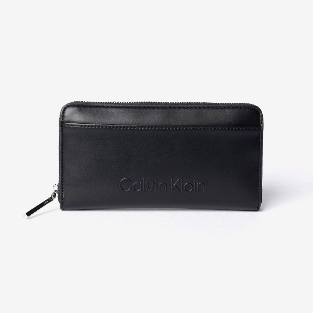 カルバンクライン Calvin Klein EMBOSSED LOGO LARGE ZIP AROUND エンボスロゴ ラージ ジップウォレット K60K612952 長財布 レディース 財布