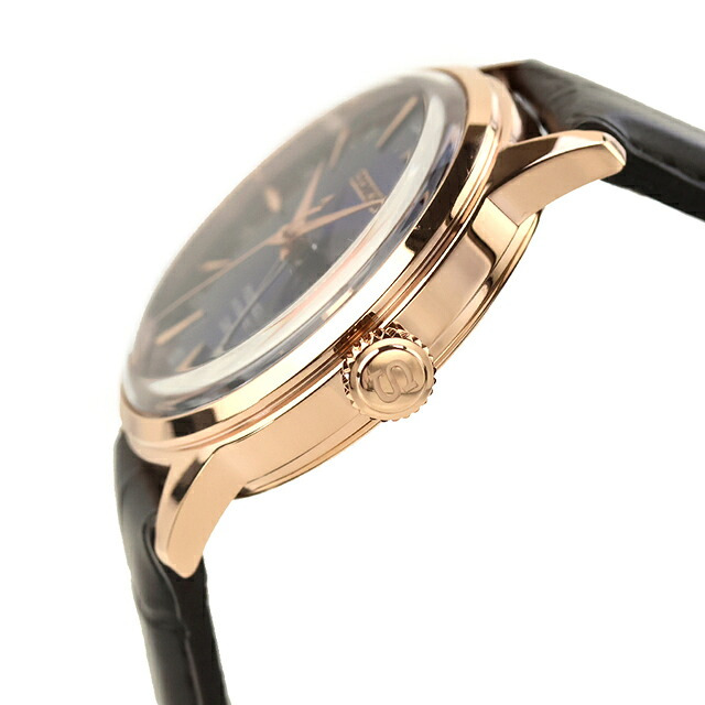 セイコー プレザージュ Cocktail Time 自動巻き 腕時計 ブランド メンズ SEIKO PRESAGE HCB005J アナログ ブルー ダークブラウン 日本製