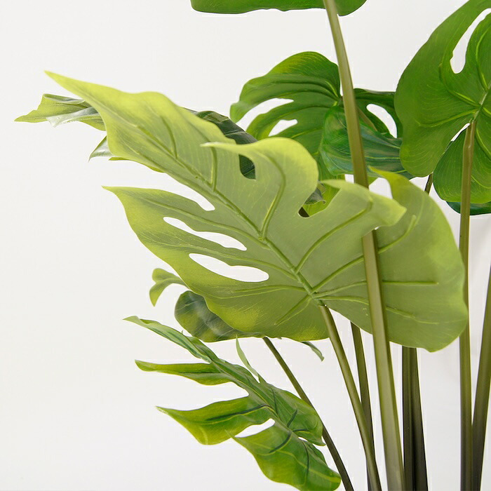 観葉植物 造花 モンステラ BROWN 全高約97cm 中型 フェイクグリーン 本物そっくり おしゃれ インテリア 人工観葉植物 アーティフィシャルグリーン オフィス 店舗 ホテル 開店祝い 室内 デリシオサ フェイク