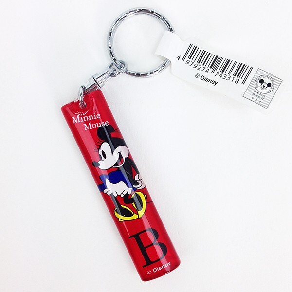 ディズニー ミッキー＆ミニー イニシャルキーホルダー B グッズ  (MCOR)