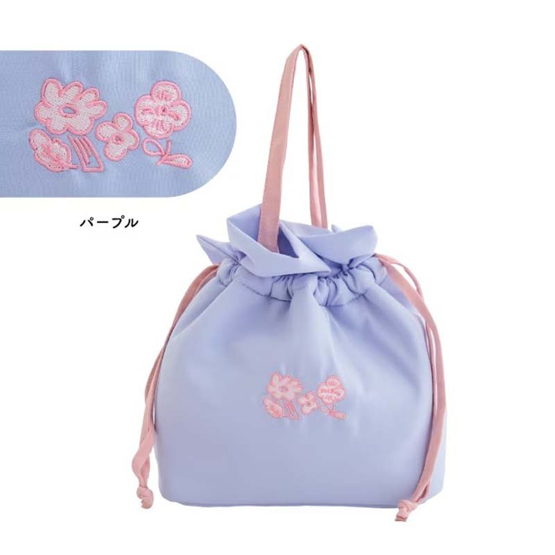 ランチ巾着 弁当袋 ランチバッグ 保冷巾着 刺繍 バッグ 保冷 巾着 花 プレゼント おしゃれ かわいい 機能的 断熱 保冷剤 お弁当 ランチトート ミニトートバック 巾着袋 保冷保温 巾着バッグ おむすび 巾着ポーチ 保温 保冷 おにぎり巾着