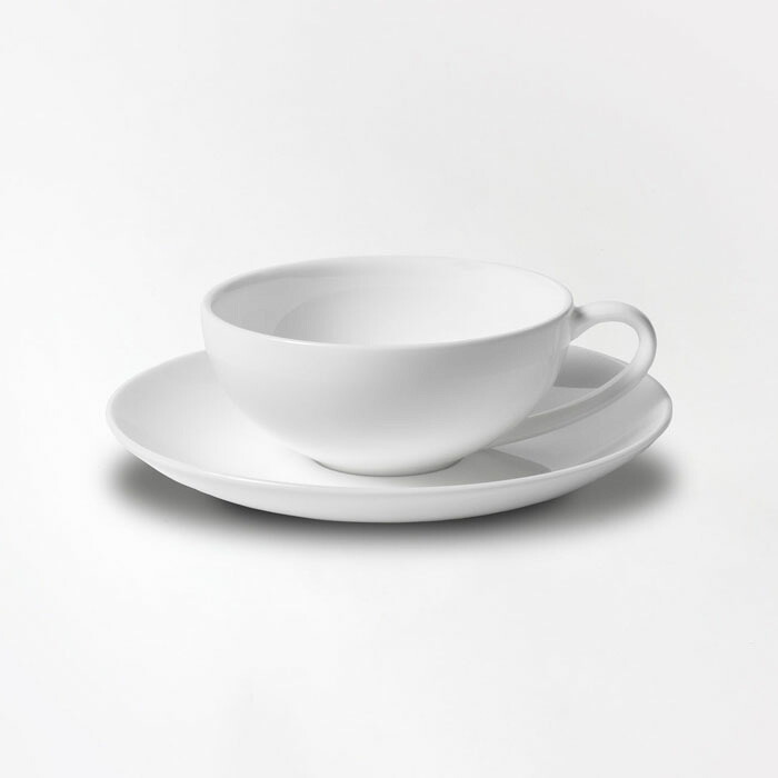ティーカップ＆ソーサー 〈1890Y-AB04〉 柳宗理 ボーンチャイナシリーズ NIKKO 洋食器 碗皿 r8d 電子レンジ対応 食洗機対応