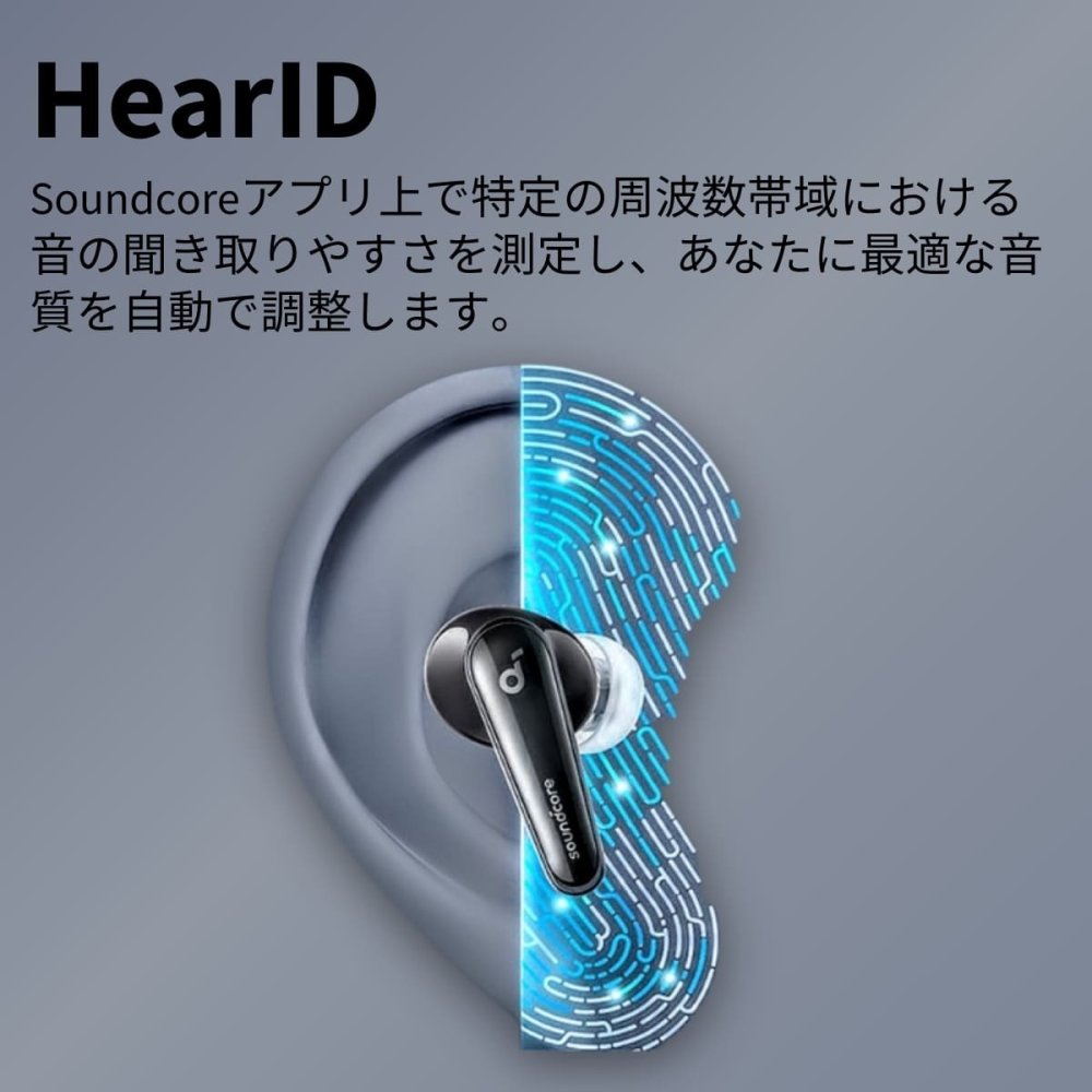 Anker Soundcore Liberty 4   完全ワイヤレスイヤホン   A3953N11   ミッドナイトブラック   カナル型   ヘルスモニタリング搭載   新生活の通勤・通学を快適に  国内流通モデル