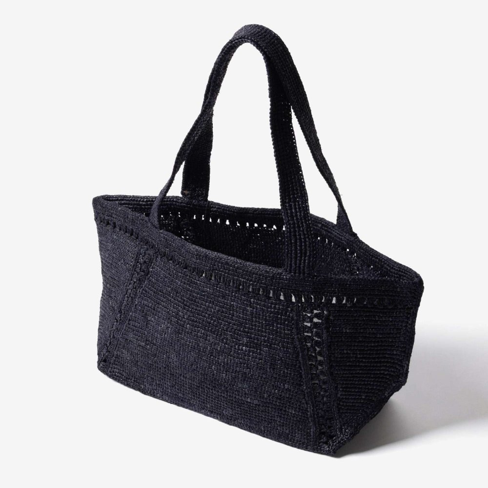パトゥ PATOU TRAPEZE TOTE BAG GM ラフィア パトゥ ロゴ トラペーズ トート ラージ AC0920215 トートバッグ レディース バッグ