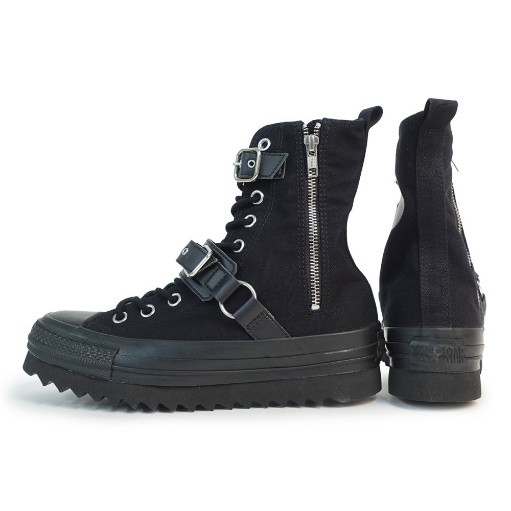 コンバース CONVERSE スニーカー 厚底 メンズ レディース ハイカット シャークソール ST Z SHIN-HI ブラック/ブラック ALL STAR SHARKSOLE ST Z SHIN-HI