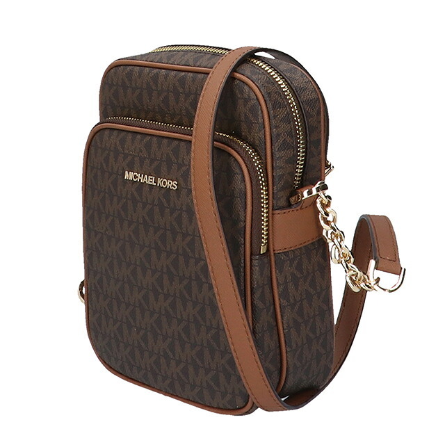 マイケルコース ショルダーバッグ レディース アウトレットブランド MICHAEL KORS ジェットセット トラベル 35F1GTVC2B-BR BROWN