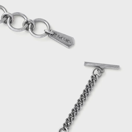 【無料ラッピング】 ポールスミス Paul Smith ネックレス Vintage Mixed Chain シルバー 日本製ブランド 正規品 新品 ギフト プレゼント 人気 おすすめ 誕生日 記念日 クリスマス 送料無料 psm522381