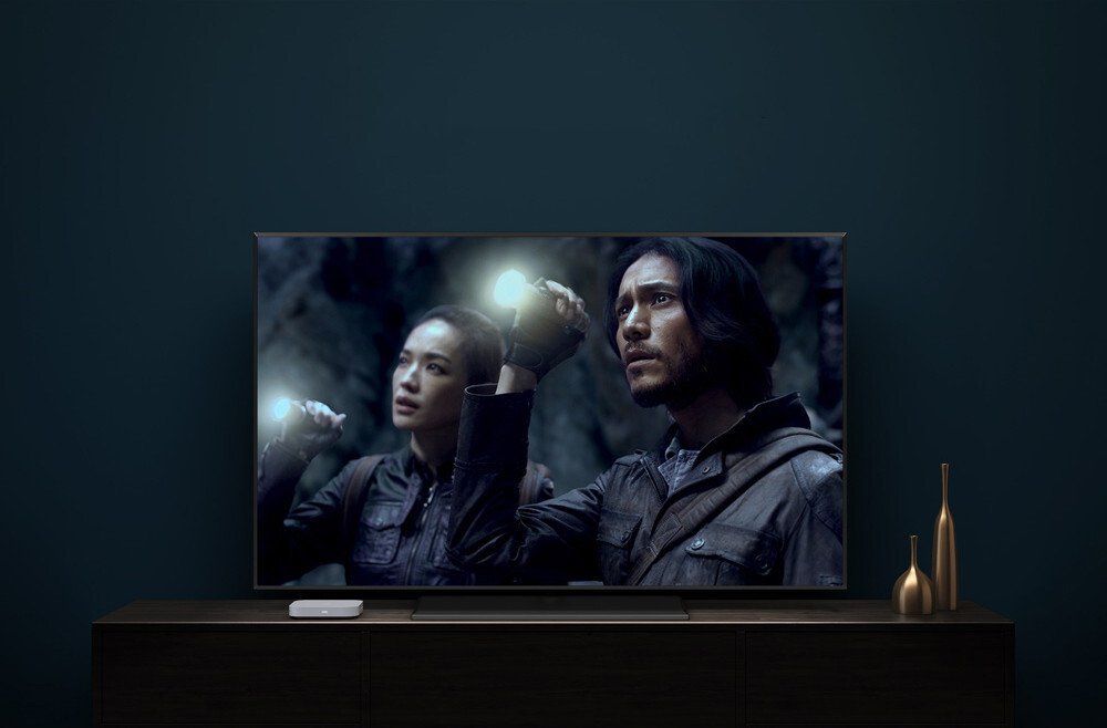 【当店限定USBメモリ付】オリジナルセット Xiaomi Box 4S+USB 小米盒子4S  MDZ-25-AA TVボックス 中国境内テレビの番組と映画と現場放送 中国番組 リモコン 【中級者向け・設定サポートなし】