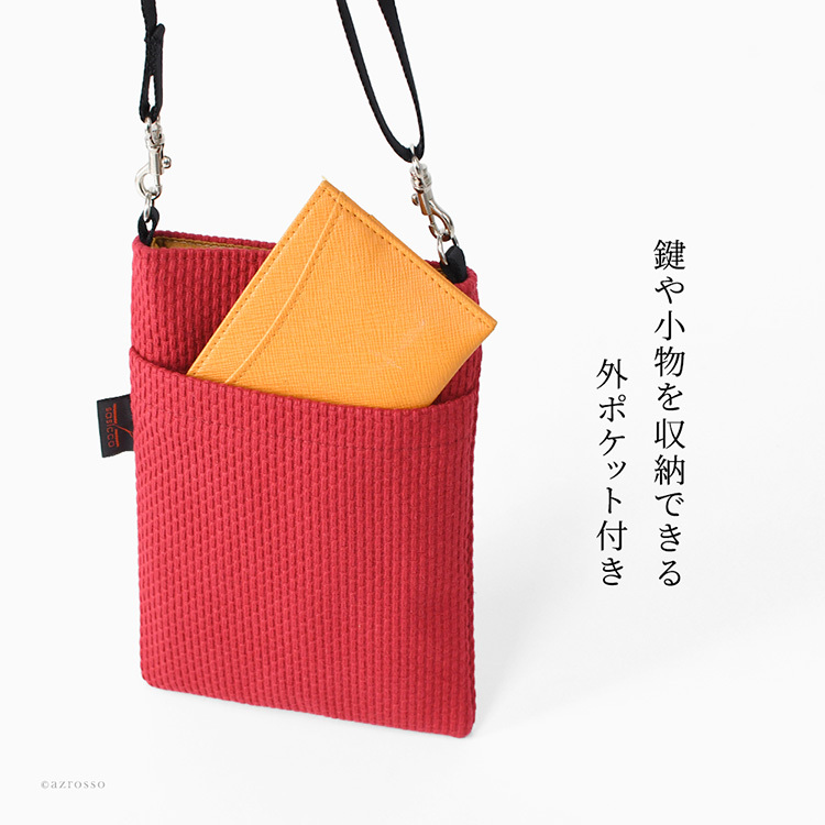 日本製 スマホ ショルダー バッグ メンズ 斜めがけ ミニショルダー バッグ スマホ ポーチ キャンバス バッグ 軽量 高級 帆布 バッグ スマホ ポシェット 軽い 刺し子 バッグ 布 綿 100% コットン バッグ ミニバッグ コンパクト ポケット 付き 黒 赤 グレー sasicco ギフト