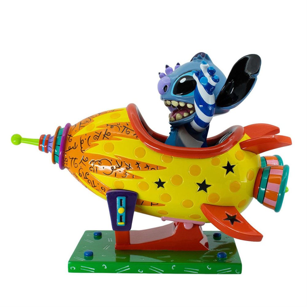 ロメロ ブリット Romero Britto ディズニー バイ ブリット Disney by Britto スティッチ ロケット シップ 置物 フィギュア 人形 6019019 リロアンドスティッチ インテリア