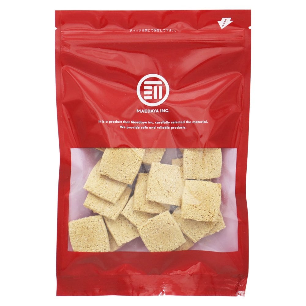 前田家 玄米豆乳おからクッキー 120g/250g/500g（250g×2袋）かたい おからクッキー 食品添加物不使用 卵・乳製品不使用 焙煎玄米粉 豆乳 食物繊維 たんぱく質 チャック付き おやつ 送料無料 MAEDAYA
