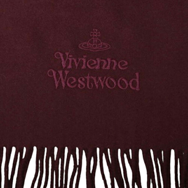ヴィヴィアンウエストウッド VIVIENNE WESTWOOD マフラー 25-W00Q7-I401 レディース メンズ ボルドー マフラー