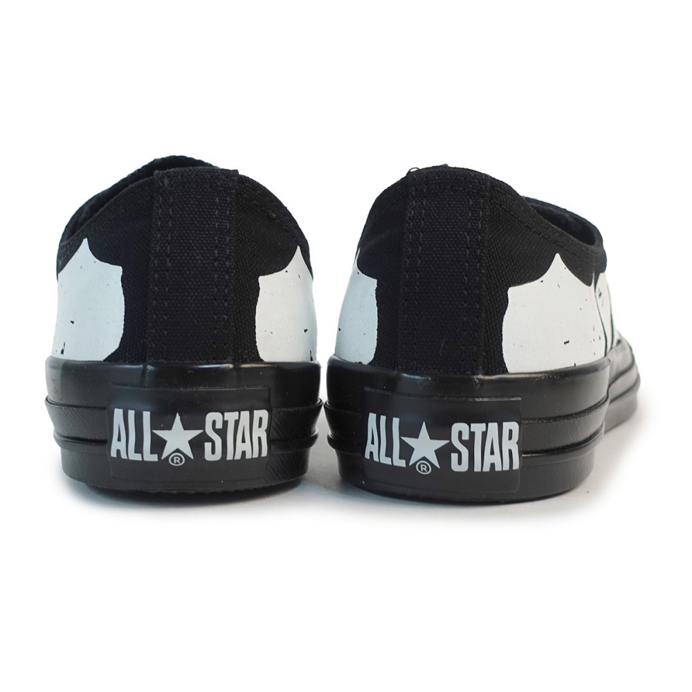 コンバース CONVERSE スニーカー メンズ レディース ローカット キャンバス オールスター AGED ボーンプリント OX ブラック ALL STAR AGED BONEPRINT OX