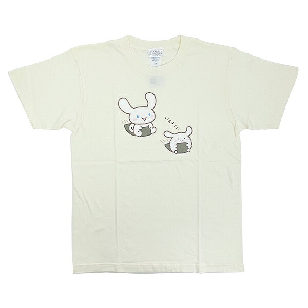 サンリオ シナモロール × なんでもいきもの Tシャツ(M) アイボリー シナモン アパレル Sanrio 送料込み