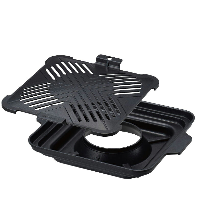 SOTO ソト カコム グリルプレート ST-3112 焼肉プレート BBQグリル 煙軽減 フッ素樹脂加工 アルミ製 キャンプ アウトドア バーベキュー 誕生日 ギフト プレゼント