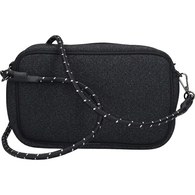 ウィローベイ ショルダーバッグ レディース ブランド WILLOWBAY ラージクロスボディバッグウィズロープ クロスボディ BLACK DENIM
