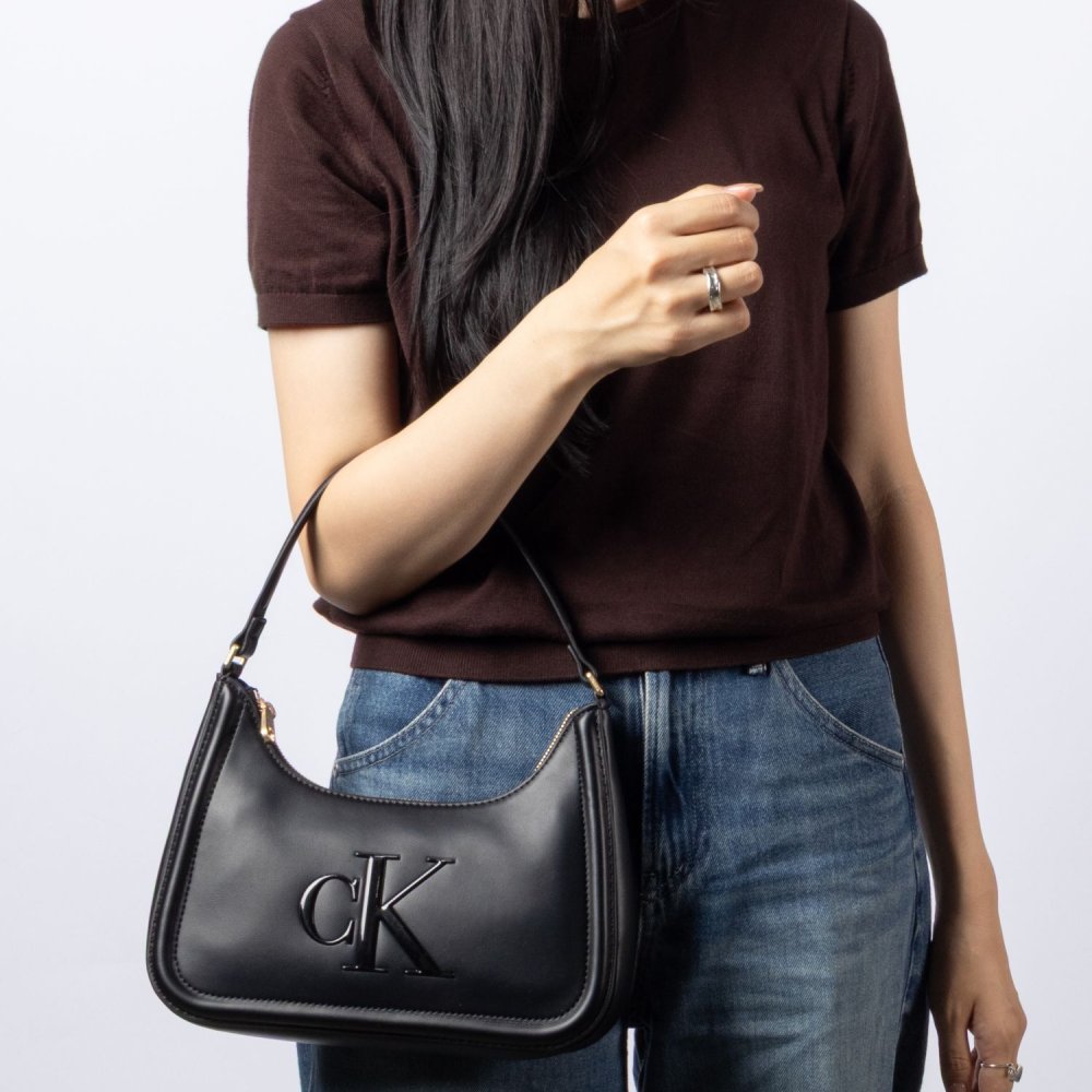 カルバンクライン Calvin Klein RAISED CK SMALL SHOULDER BAG レイズド CK ショルダーバッグ LV04F3230G ショルダーバッグ ハンドバッグ レディース