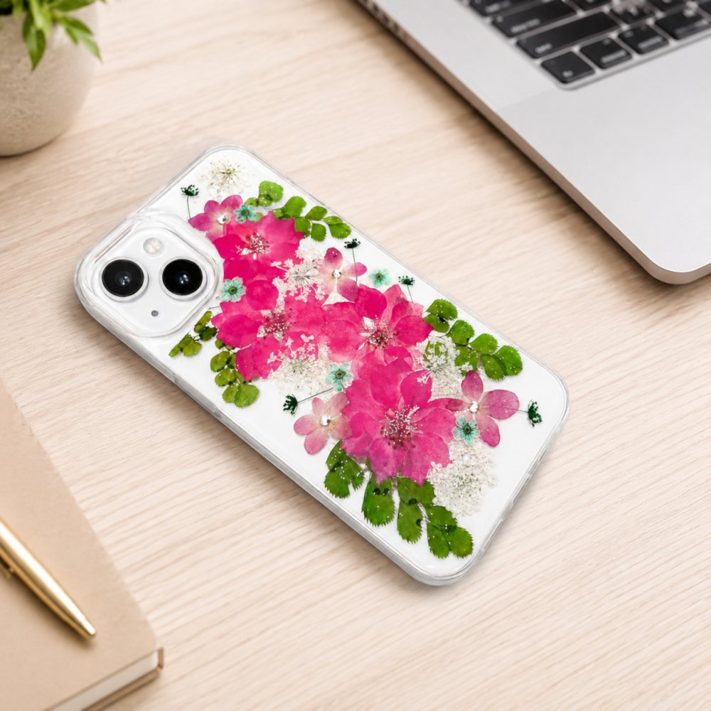【ほぼ全機種対応スマホケース❁】押し花スマホケース NO.805（着日指定不可） 押し花＆レジン iPhone/Xperia/AQUOS/Galaxy他