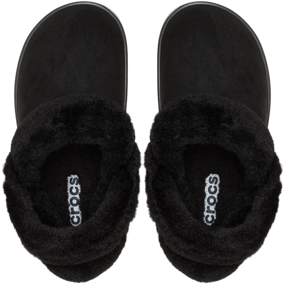 クロックス サンダル レディース アンファーゲッタブル ヴィーガン スエード クロッグ ボア ファー モコモコ 冬用 crocs 212106