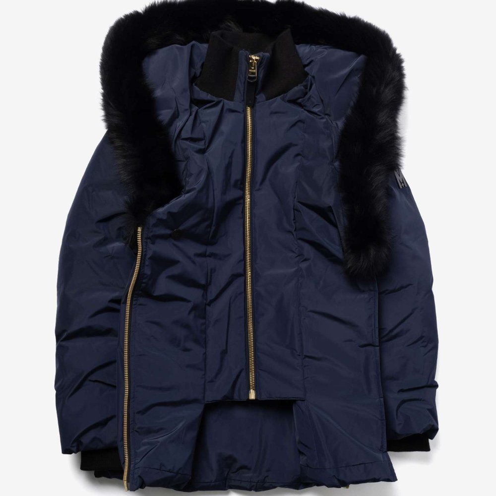 マッカージュ MACKAGE ADALI-BX HOODED DOWN COAT フーデッド ダウン コート ミドル丈 ダウンジャケット ファー レディース アウター