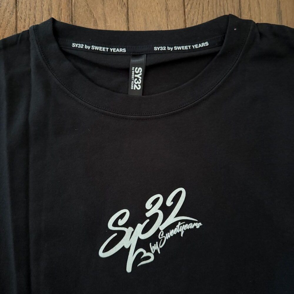 【SALE】30%OFF ITARY COUNTRY LOGO BIG TEE フリーサイズ　BLACK