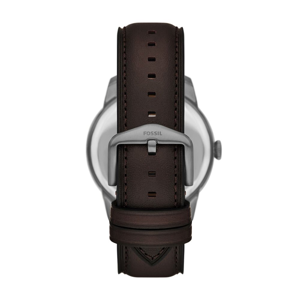 フォッシル FOSSIL 腕時計 メンズ TOWNSMAN アニメーション デジアナ ブラウン レザーウォッチ FS6191【2026 新作】