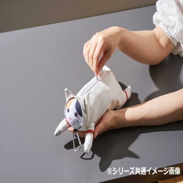 ペンケース 筆箱 宇宙服 猫 ミケ アストロキャット ぬいぐるみ型 ポーチ 小物入れ キャラクター グッズ 雑貨 文房具 かわいい おしゃれ ギフト プレゼント 筆記用具 収納 セトクラフト