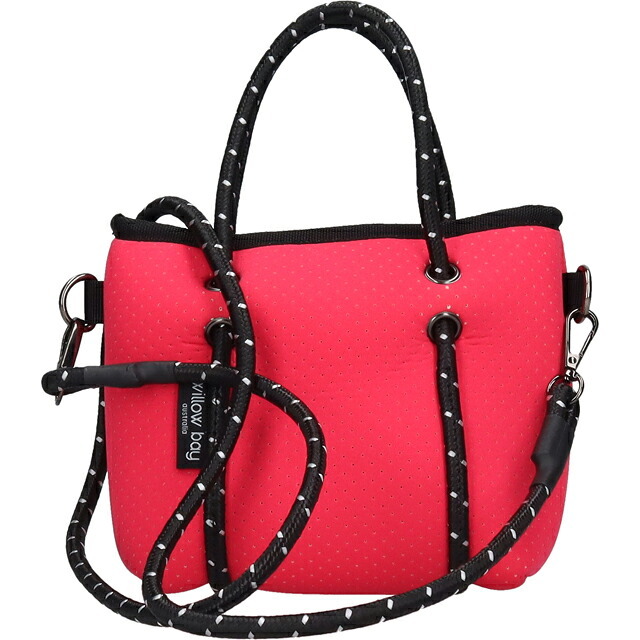ウィローベイ ショルダーバッグ レディース ブランド WILLOWBAY ブティックタイニー マザーズバッグ  2WAY FUCHSIA PINK