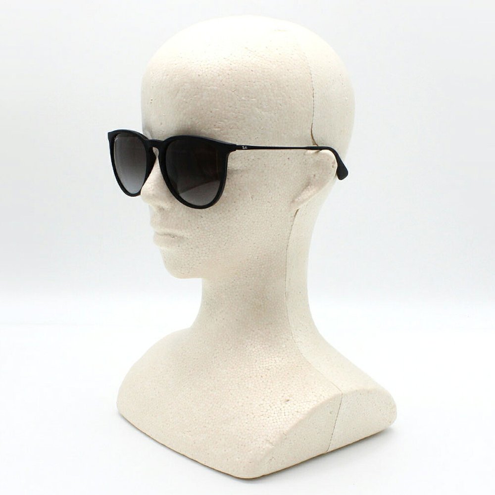 レイバン Ray-Ban サングラス エリカ ローブリッジフィット UVカット アイウェア ボストン ウェリントン 0RB4171F 622/8G 57 メンズ レディース ユニセックス ラバーブラック+ライトグレーグラデーション ダークグレー 海外正規品