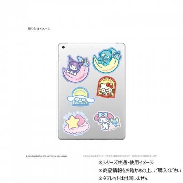 サンリオキャラクターズ 蓄光 モバイルステッカー マイメロディ スマホ デコレーション シール 耐水 蓄光タイプ 暗闇で光る キャラクター グッズ カスタマイズ 可愛い おしゃれ プレゼント ギフト SANG-560MM サンリオ正規ライセンス品
