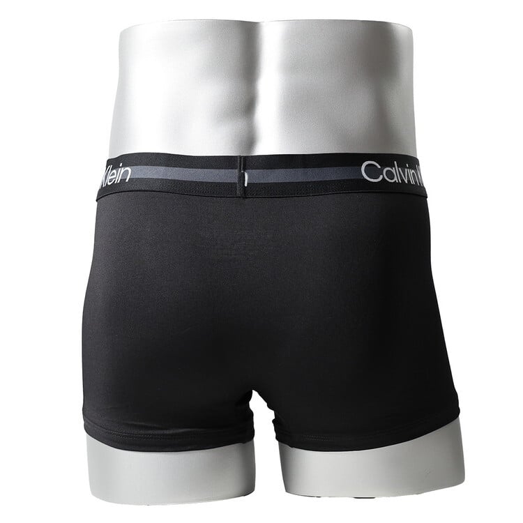 カルバンクライン：BRUSHED MICRO ローライズボクサーパンツ 3PK (ブラック)[ボクサーパンツ/ 男性下着/ メンズインナー/人気ブランド/おすすめギフト/誕生日プレゼント/メンズファッション]