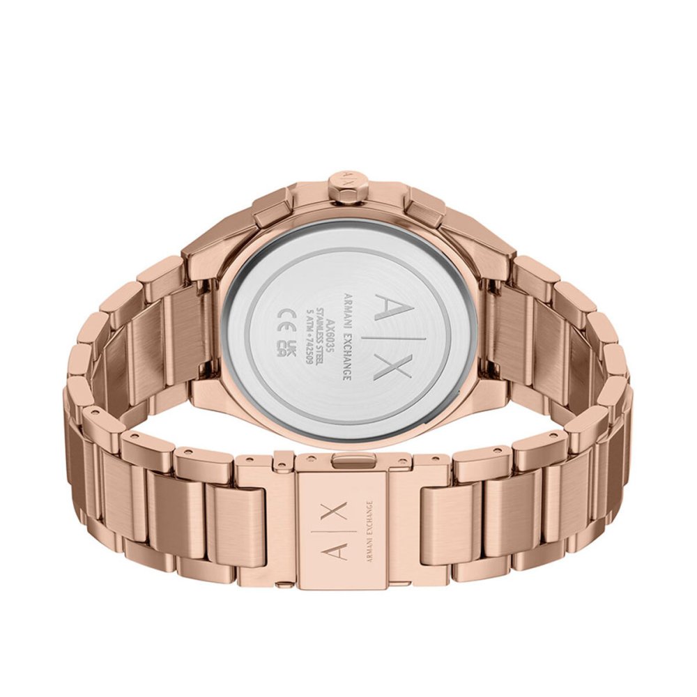 A|X アルマーニ エクスチェンジ ARMANI EXCHANGE 腕時計 レディース クロノグラフ SYNC ステンレス AX6035【2026 新作】