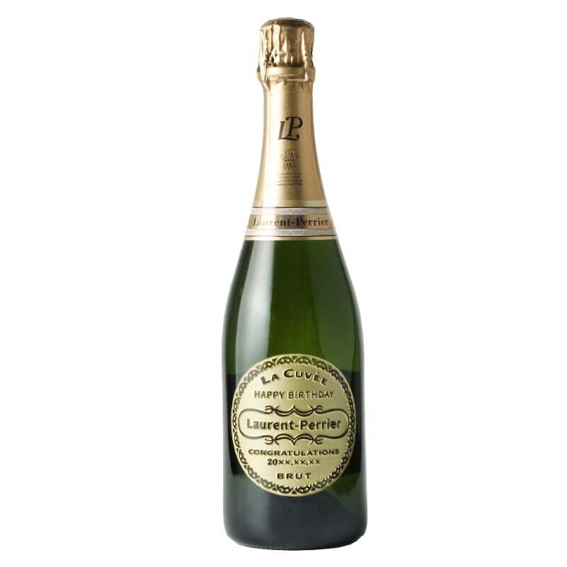 ローランペリエ 名入れ お酒 LaurentPerrier ラ キュベ シャンパン 750ml 12度 シャンパングラス グラス 名前入り プレゼント ギフト 面白い センス 定年退職 還暦祝い 退職祝い 男性 女性 お祝い 古希 喜寿 傘寿 米寿 卒寿 白寿 百寿 敬老の日