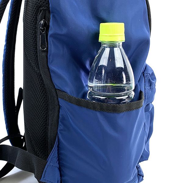 SAN-X リラックマ NV キャンプ リラックマ オープンワイドデイリュック バッグ 旅行 グッズ ネイビー  (MCOR)