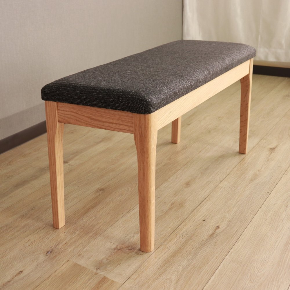 ダイニングベンチ メーベル レッドオーク 天然木 92cm・120cm ナチュラル・ブラウン W92xD35xH44cm / W120xD35xH44cm ベンチ 長椅子 食卓椅子 ダイニング 木製 ナチュラル ブラウン おしゃれ