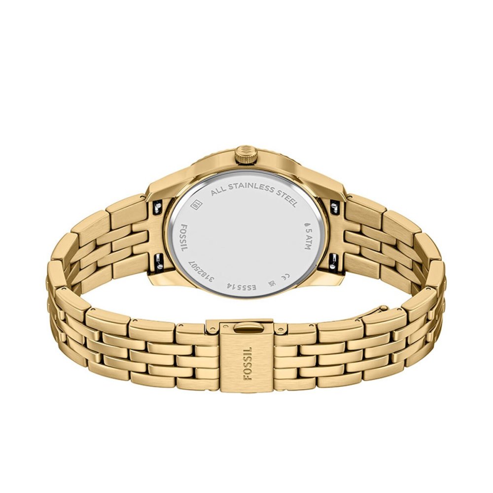フォッシル FOSSIL 腕時計 レディース SCARLETTE デイデイト アナログ ゴールドトーン ステンレススチールウォッチ ES5514【2026 新作】