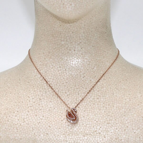 SWAROVSKI スワロフスキー ネックレス 5732414 Swan アクセサリー ローズゴールド